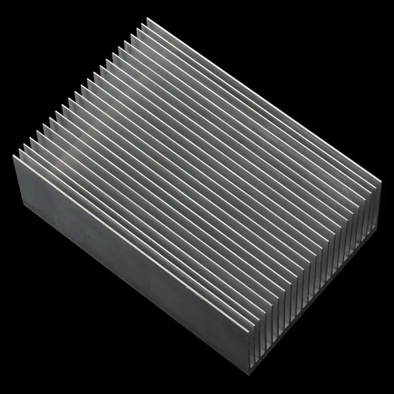 Большой Алюминиевый Радиатор охлаждения плавник для IC светодиодный Усилитель(черный и белый