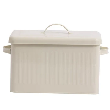 

8L Metal Storage Box Kitchen Grain Rice Organizer Bathroom Office Storage Container Kit Toys Sundries Organizer