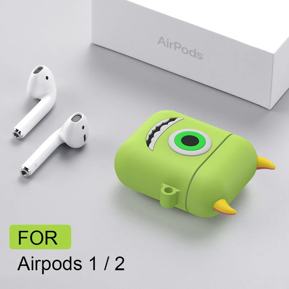 3D чехол для наушников Airpods, силиконовый чехол с милым рисунком Ослика, чехол для наушников Apple Air pods, чехол для наушников, аксессуары