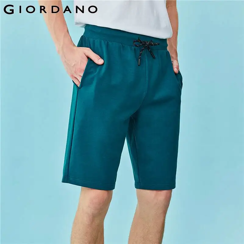 

Giordano Men Shorts Pants Elastic Waistband With Drawstring Causal Shorts Anti Wrinkle Salant Pockets Spodenki Meskie 01100493
