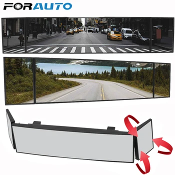 

Universal Adjustable Panoramic Rear View Mirror Driving Safety Wide Angle Rear View Mirror Car Interior Mirrors With Car Clips
