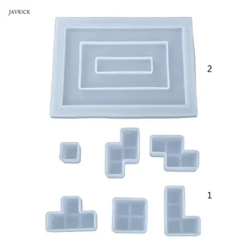 

Crystal Epoxy Resin Mold Casting Silicone Mould Handmade DIY Crafts Decorations Making Tools