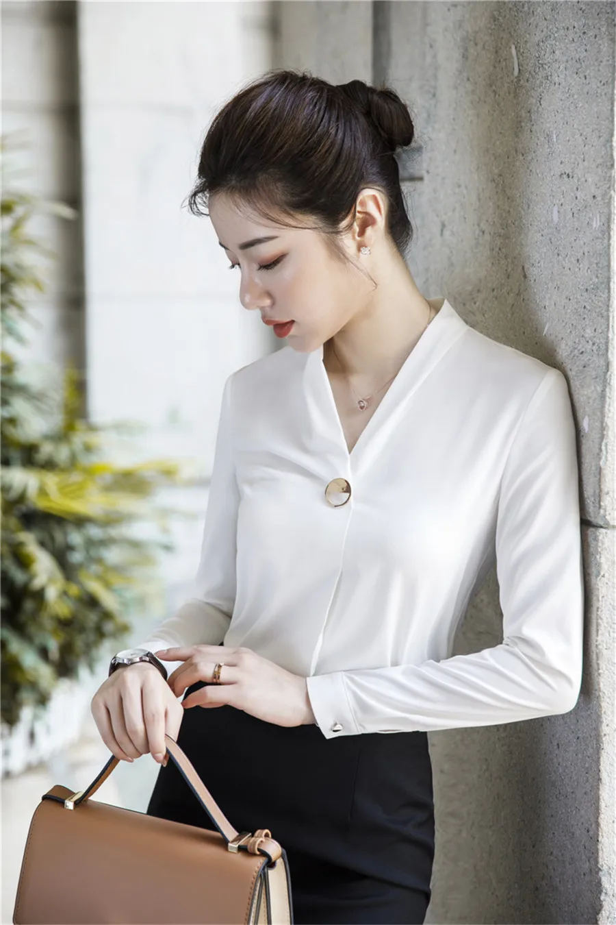 Костюм женский осень темперамент деловой длинный Костюмный пиджак брюки однотонные Элегантные женские модные комплект из двух предметов