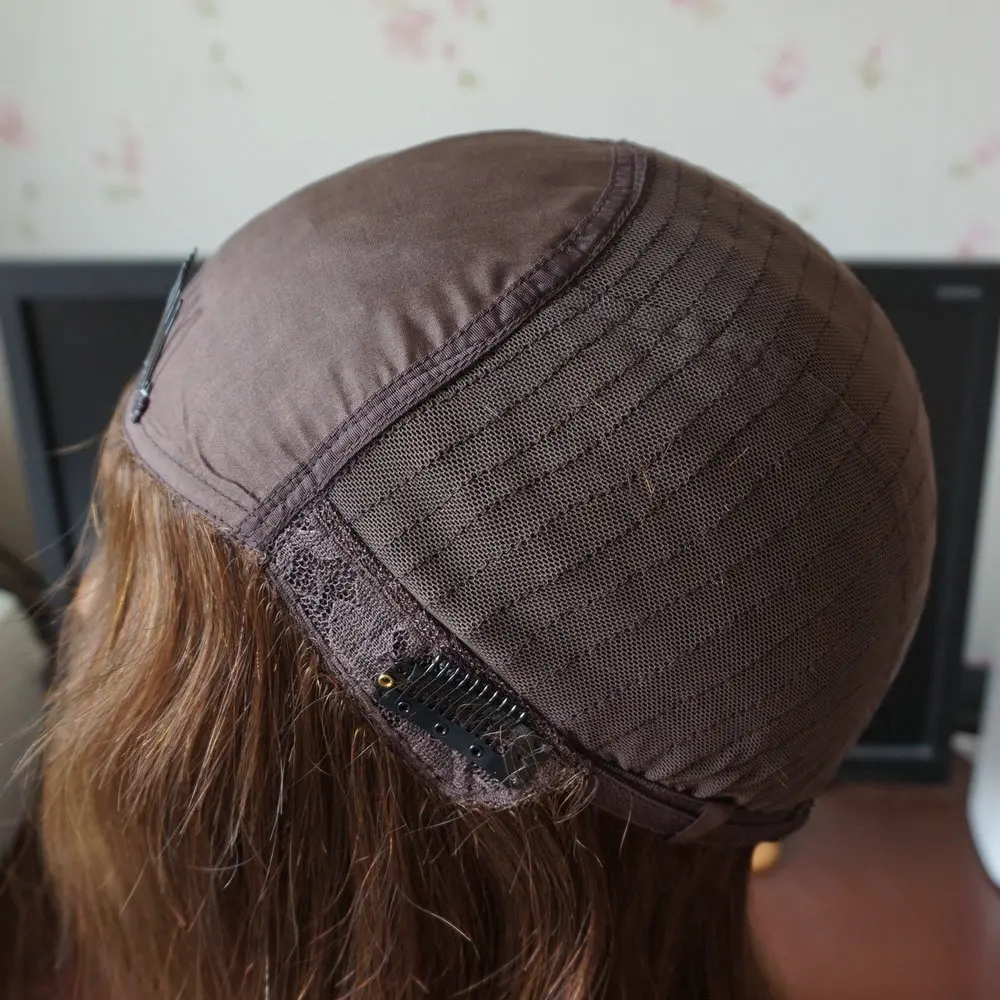 Hstonir еврейский парик Осень Juwish Sheitel Шелковый Топ Perruque Demi Tete chevex Humain Европейский remy hair JW03