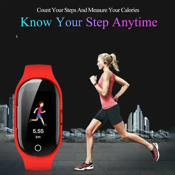 

M1PROUI Sport Fitness tracker Watch Smartband Bracelet Blood Pressure Heart Rate Monitor Smart band Wristband Bluetooth Earphone
