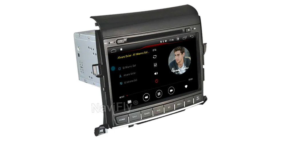 NaviFly 9inch Android 9.0 2Din Car DVD Radio For TOYOTA ALPHARD 2007-2013 GPS navigation Multimedia Player Support BT
