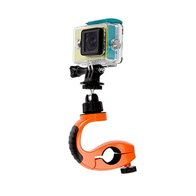 360 градусов вращение на Руль держатель кронштейн для Gopro велосипед мотоцикл для Hero 4 3+ 3 2 Sjcam для Xiaomi камеры