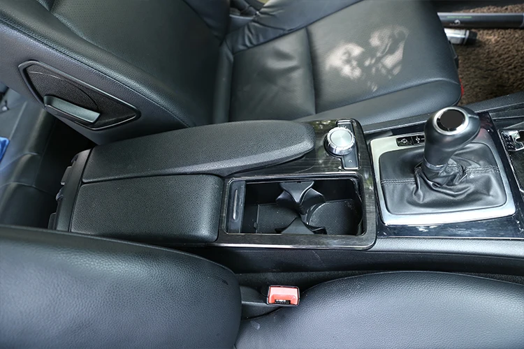 5 цветов для Mercedes Benz C Class W204 2008-14 автомобиль ABS центральная консоль подстаканник рамка отделка E класс купе C207 W212 2010-12 LHD
