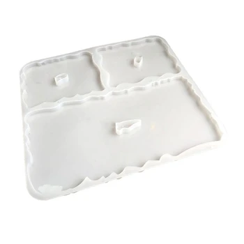 

Irregular Square Ornaments Home Decorations Casting Silicone Mould DIY Crafts Making Tool Crystal Epoxy Resin Mold