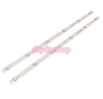 

New 2 PCS 6LED LED backlight strip for 32inch JL.D32061330-081AS-M FZD-03 E348124 MS-L1343 L2202 L1074 V2 2-6-3030-300MA-36V