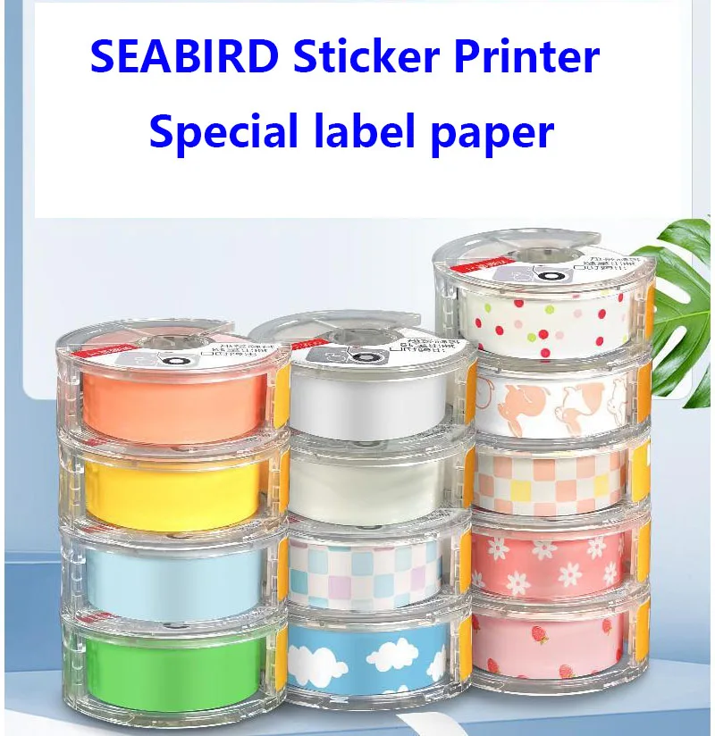 

SEABIRD Sticker Printer Special label paper Thermal Label Printer Fast Printing Home Use Office Printer Sticker Printer