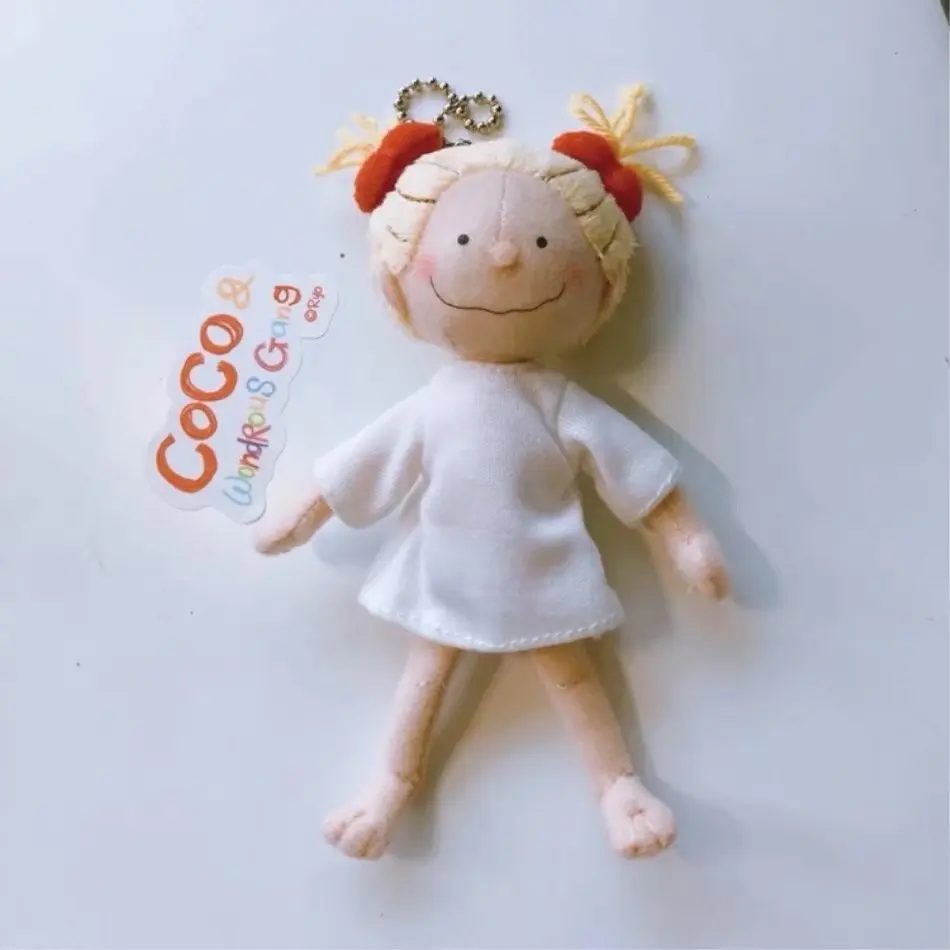 

Inscoco Sauce GIRL'S Keychain Small Doll Pacify Doll Children Plush Toys to Sample Customizable