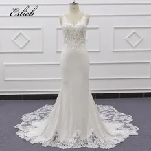 Eslieb кружевная атласная юбка-годе торжественные платья на заказ Китай, Гуанчжоу завод