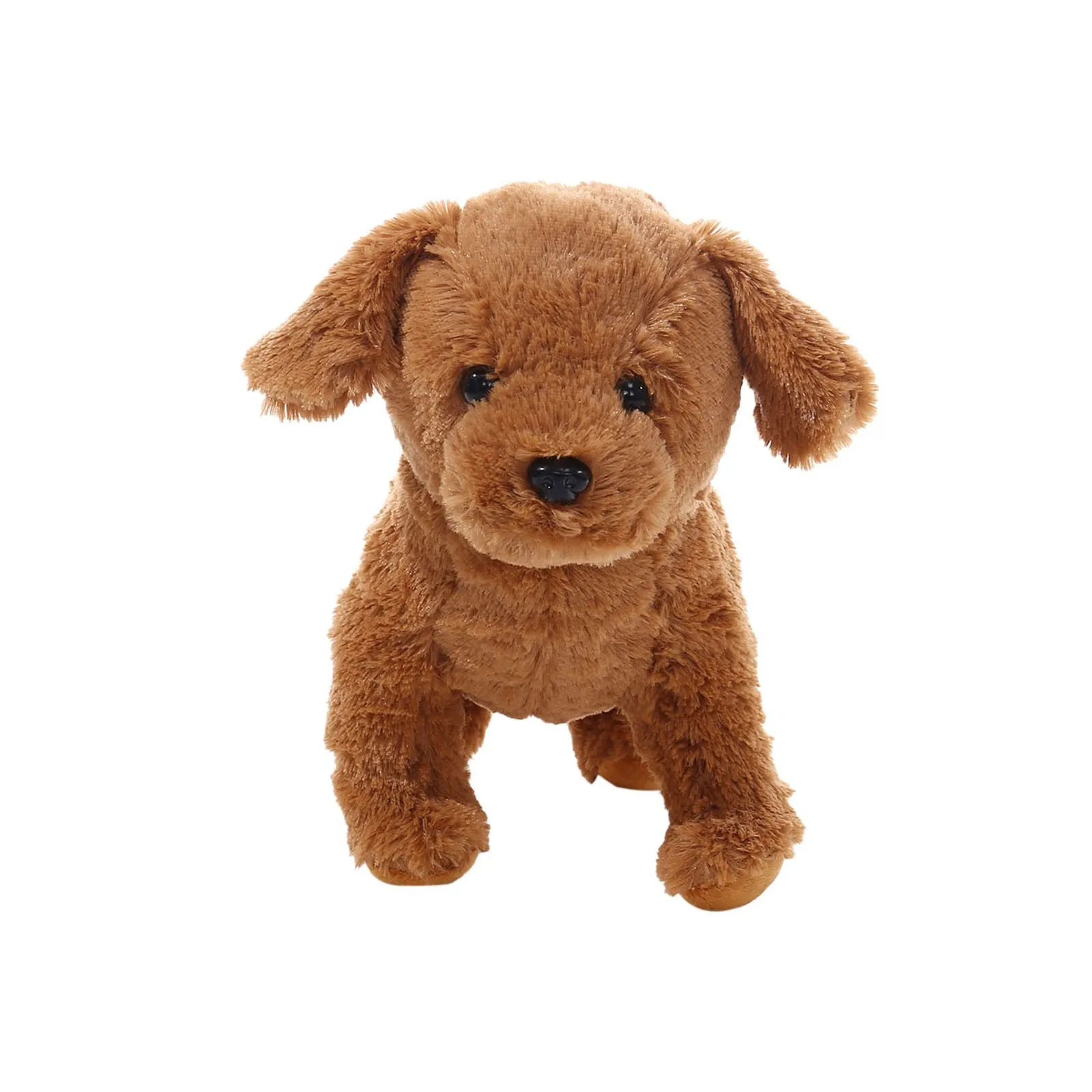 Teddy Dog Lucky Simulation Dog Poodle Plush Toys Handmade Realistic Figure Toy Dog Plush Stuffed Just6F
