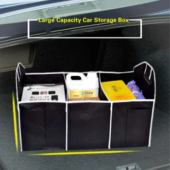 

Car Trunk Organizer Folding Organizer Multi Pockets Large Capacity Storage Bag Organizer Storage Box Container Accessories