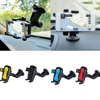

Universal Car Mobile Phone Holder Stand Automotive Windshield Front Lock Air Sucker Mobile Automatic GPS Phone Outlet Brack A7E2