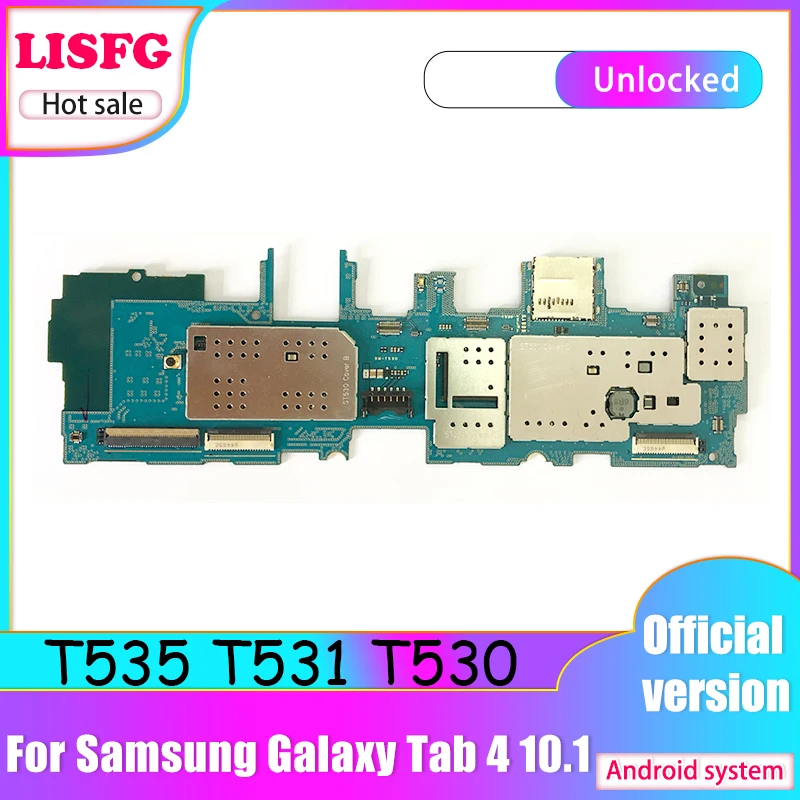 Для Samsung Galaxy Tab 4 10 1 T535 T531 T530 материнская плата разблокирована для плата|Антенны