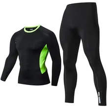 Детские, для взрослых, для всей семьи, облегающие, для фитнеса, мужские, спортивные, для бега, Осень-зима, впитывающие влагу колготки, комплект из 3 предметов