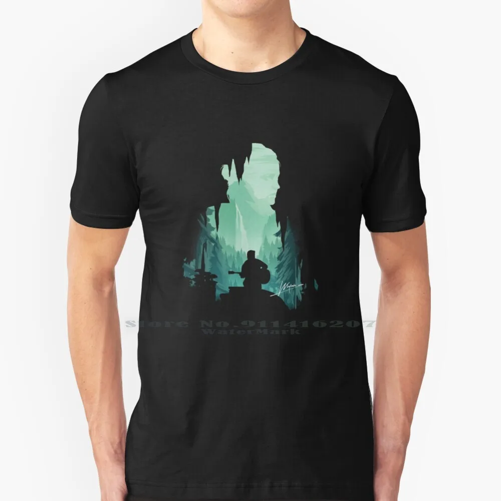 Ellie Tlou 2 T Shirt 100% Puro Cotone L'Ultimo Di Noi L'Ultimo Di Noi 2 L'Ultimo Di Noi Parte 2 Tlou Ellie Williams Gamer Games