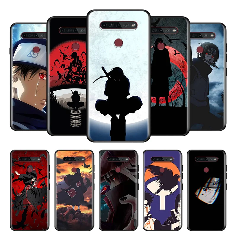 Hot Anime Itachi TPU Silicone Black Cover For LG G8 V30 V35 V40 V50 V60 Q60 K40S K50S K41S K51S K61 K71 K22 ThinQ 5G Phone Case | Мобильные