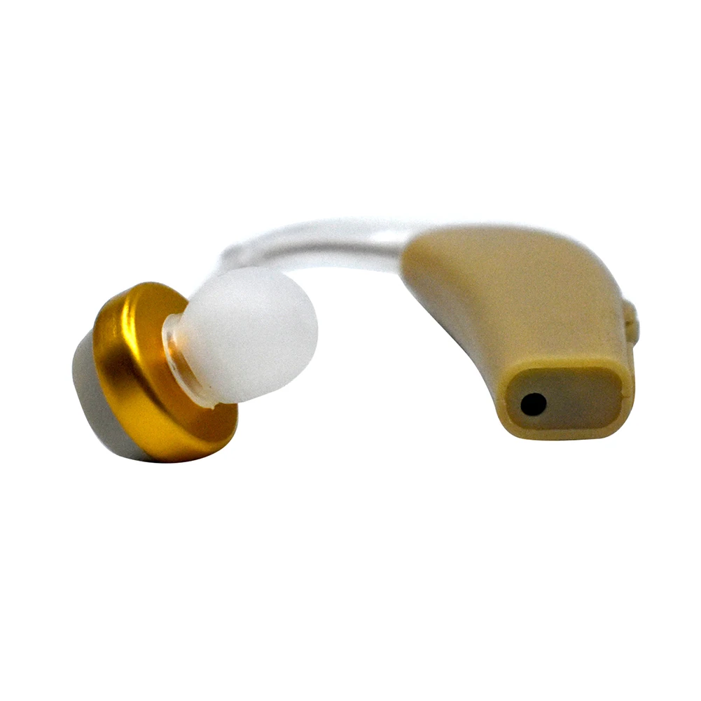 США/ЕС вилка перезаряжаемый слуховой аппарат усилитель звука наборы Уход за ушами с 6 силиконовыми регулируемыми наконечниками мегафон