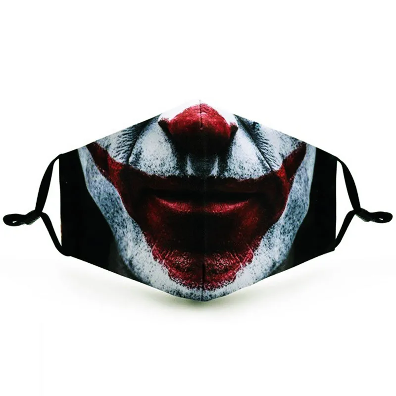 New The Joker Arthur Fleck Cosplay Masks Joaquin Phoenix Clown Kids Adult Gothic Street Half Face Dust-proof Mask | Тематическая