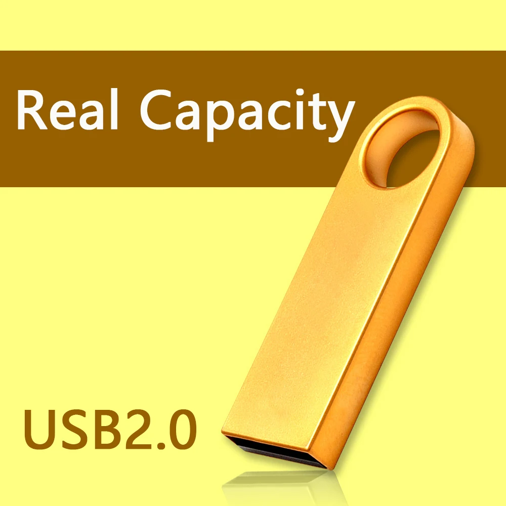 2 0 реальные Ёмкость металлический USB флеш-накопитель 1Гб ТБ флэш-накопитель 64 Гб