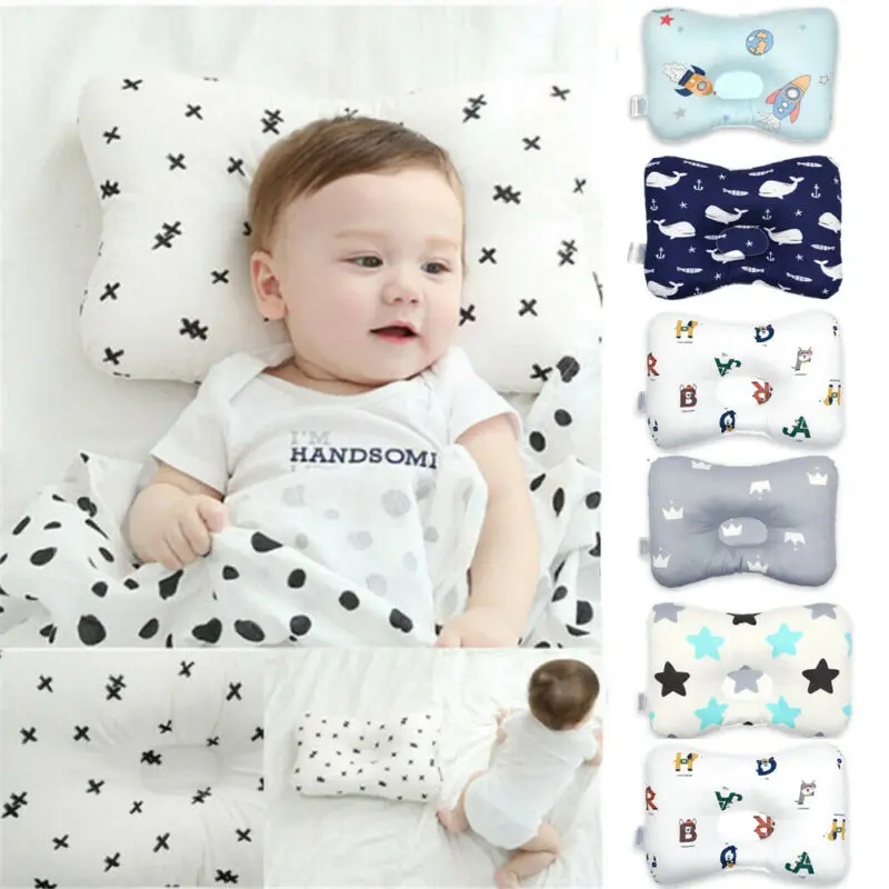 

Newborn Baby Pillow Head Protection Infant Cotton Sleep Positioner