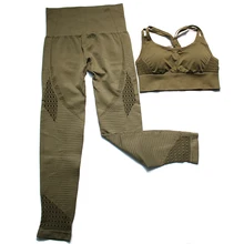 LANTECH, 2 шт., спортивные костюмы, для спортзала, фитнеса, лифтинг, брюки, набор, для женщин, для йоги, наборы, спортивная одежда, леггинсы, мягкий, пуш-ап, бесшовный, спортивный бюстгальтер