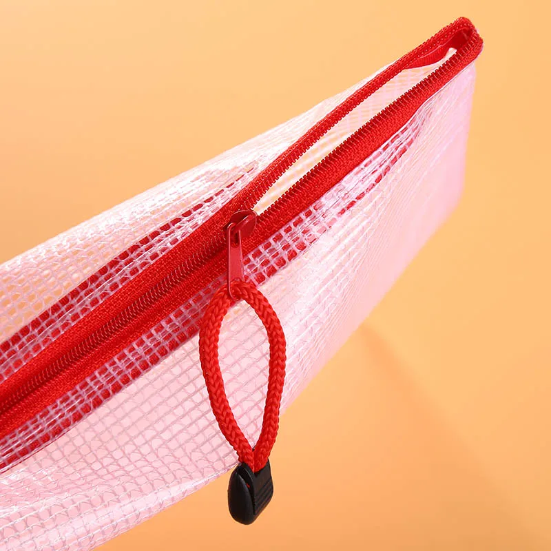 A4 Clear Plastic Zip File Bags Storage Waterproof Document Protective