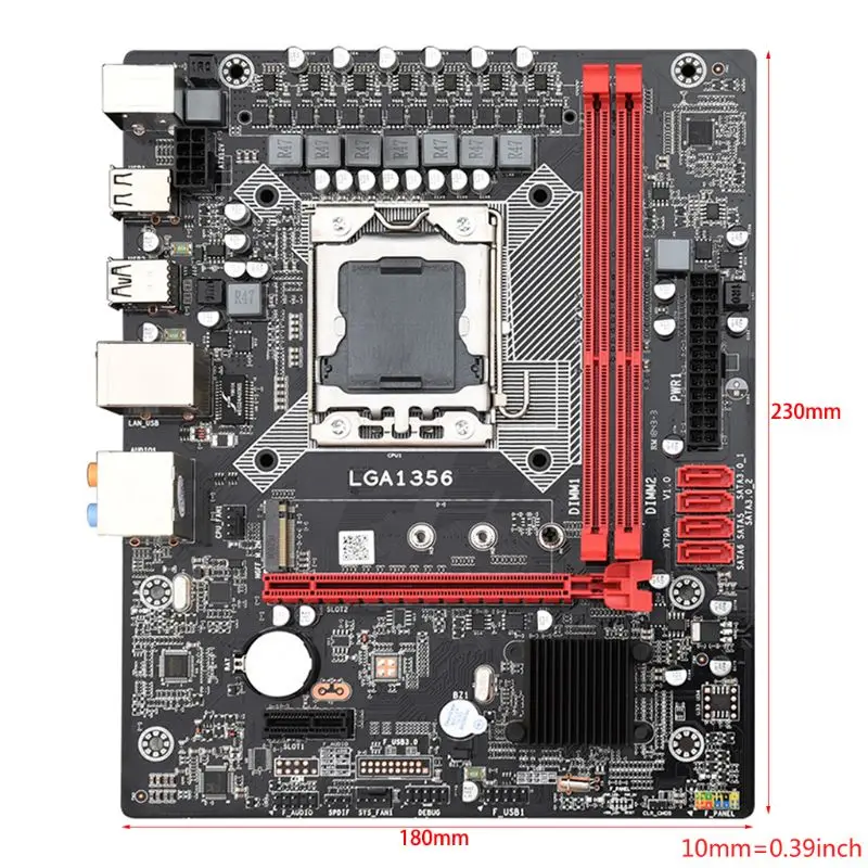Материнская плата X9A LGA 1356 поддерживает серверную память REG ECC и процессор LGA1356 xeon E5