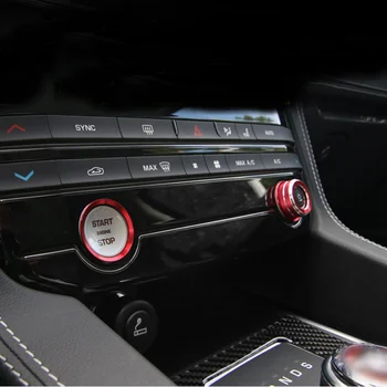 

Car Interior Decoration Sticker Volume Knob Protection Cover For Jaguar F-PACE XE XEL XF XFL XJ E-PACE Car Styling Accessories