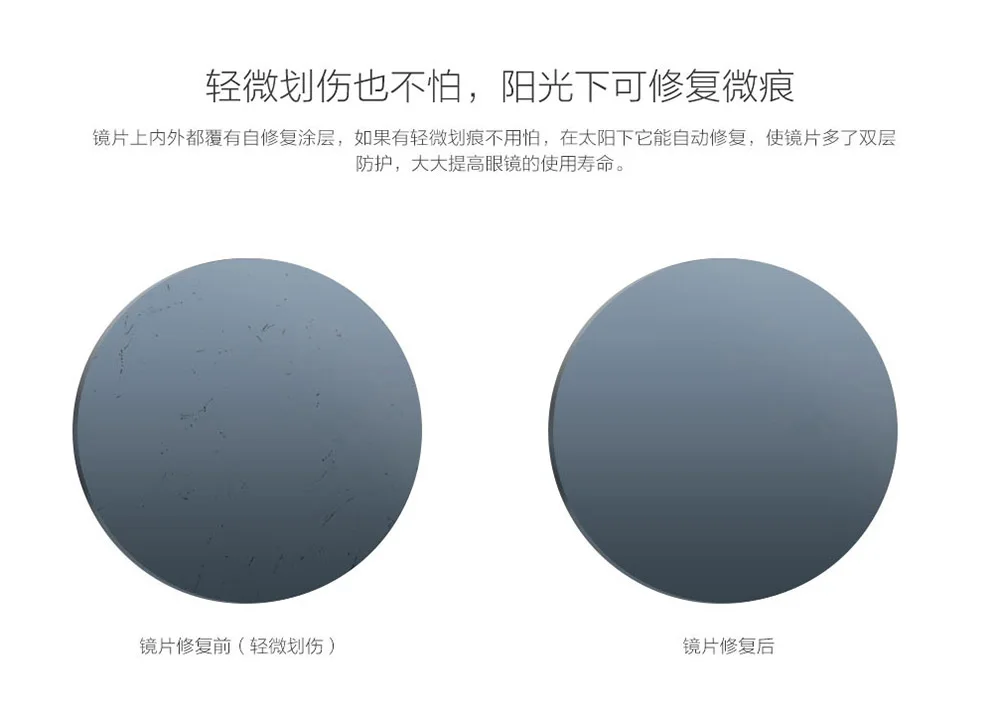 Original Xiaomi Mijia Polarized Sunglasses Classic SquarePilot Sunglass lens self-repair slight scratch Anti-UV for Man Woman (9)