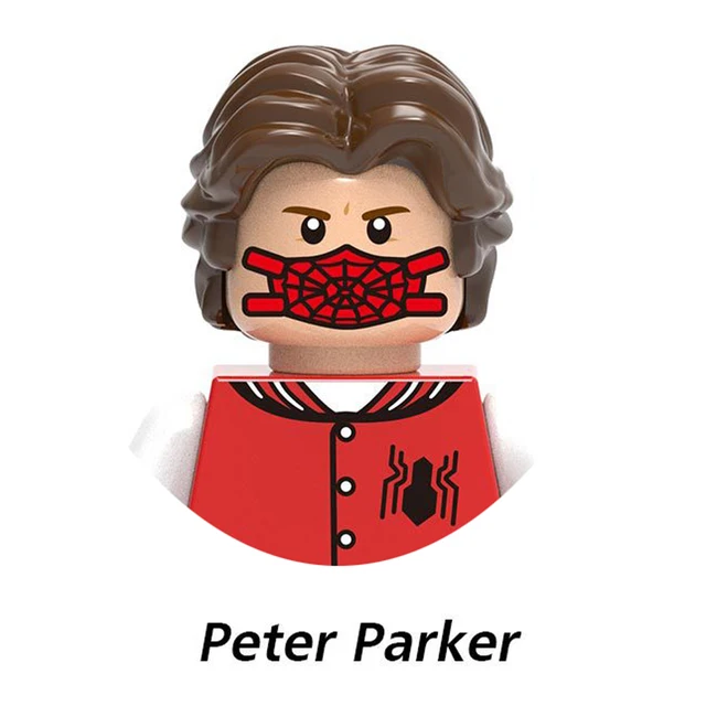 Disney Superheroes Spider-Gwen Mysterio Miles Morales Spiderman Building Blocks Doctor Octopus Lizard Action Figures Kids Toys I-X1462