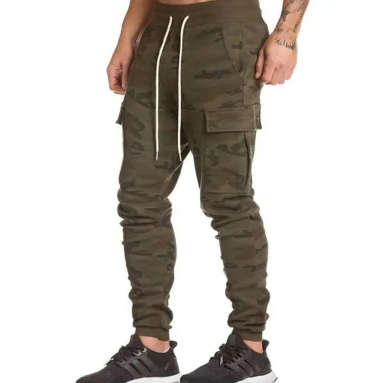 

Men Workwear Camouflage Pants Summer Cargo Camo Printed JOGGER Pants
