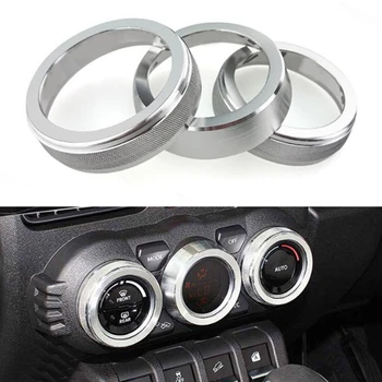 

Car Air Conditioner Switch Cover Trim Air Conditioning Button Ring Cover for Suzuki Jimny 2018-2019