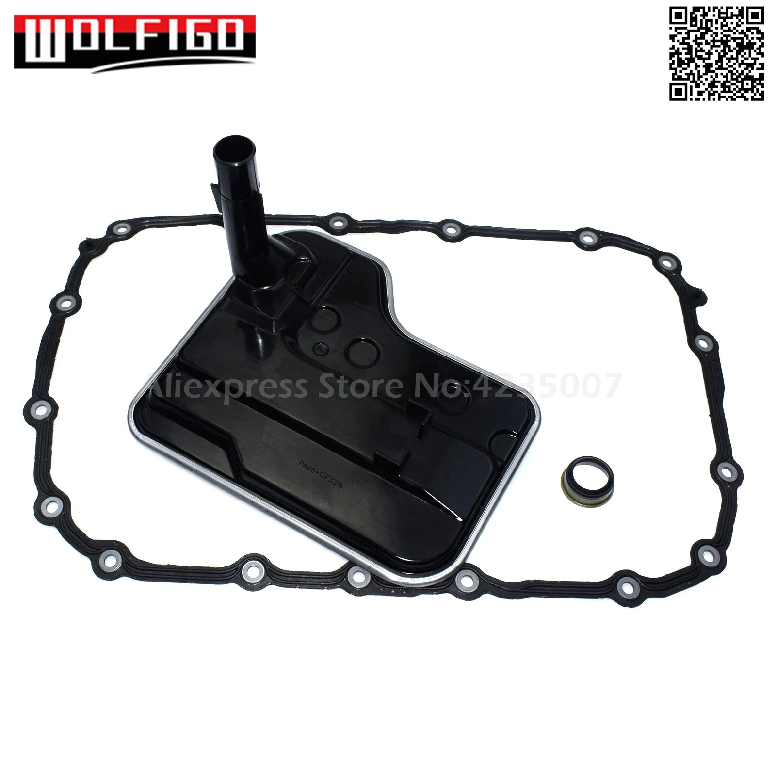 WOLFIGO New 1 PC / 1 Set Auto Transmiss Filter and Gasket Kit For BMW E82 E88 E91 128i 328i 24117593565,24117572617,24117581604