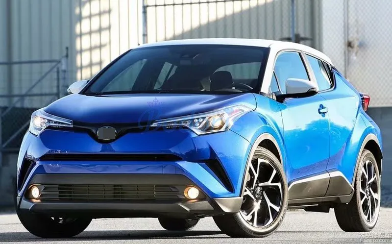 Для Toyota C-HR CHR углеродное волокно цветные дверные ручки Крышка Чаша отделка вкладыша хром автомобиль Стайлинг Аксессуары