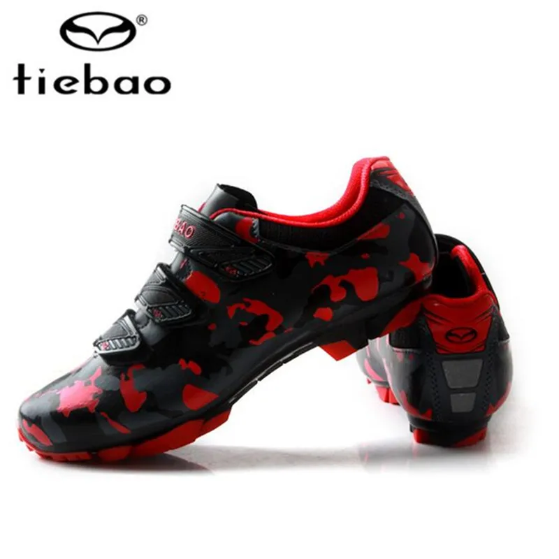TB35-B1719 Shoes Tiebao велосипедная обувь ciclismo zapatillas de ciclismo mtb Pro мужские кроссовки женские для горного велосипеда самофиксирующаяся обувь для езды на велосипеде с сетчатыми отверстиями - Цвет: TB35-B1719 Shoes