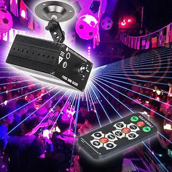 

Disco Light 48 pattern LED Laser Laser Projector Christmas party DJ light Voice-activated Disco Xmas for wedding Laser Light