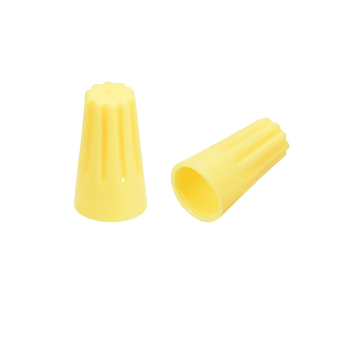 

uxcell 100pcs Electrical Wire Connector P4 Type Twist Nuts Cap 22-10AWG Orange 100pcs Yellow