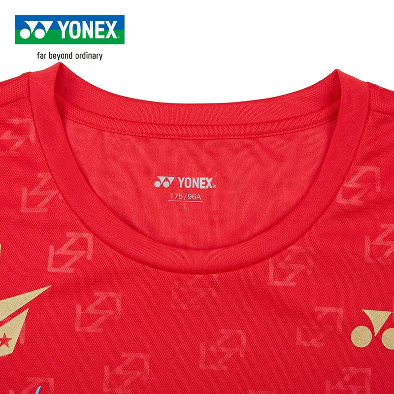 Подлинная Yonex бадминтон Джерси Lin Dan стиль спортивные футболки с коротким рукавом