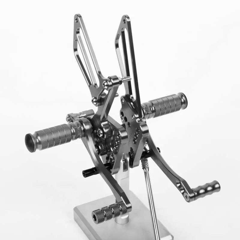 SMOK педаль мотоцикла для Suzuki GSXR 1000 2005 2006 алюминиевый сплав Rearset подножки черный серебристый красный синий золотой зеленый