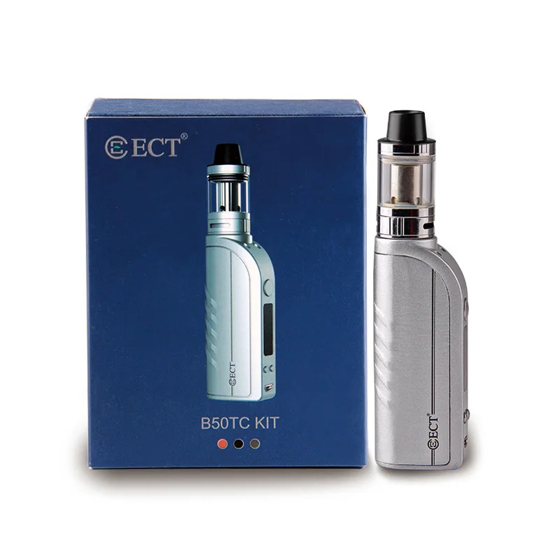 ECT 50 Вт коробка мод стартовый набор огромный дым 3,0 мл бак 2200 мАч батарея vape ручка комплект электронная сигарета испаритель vs SUB два Vape