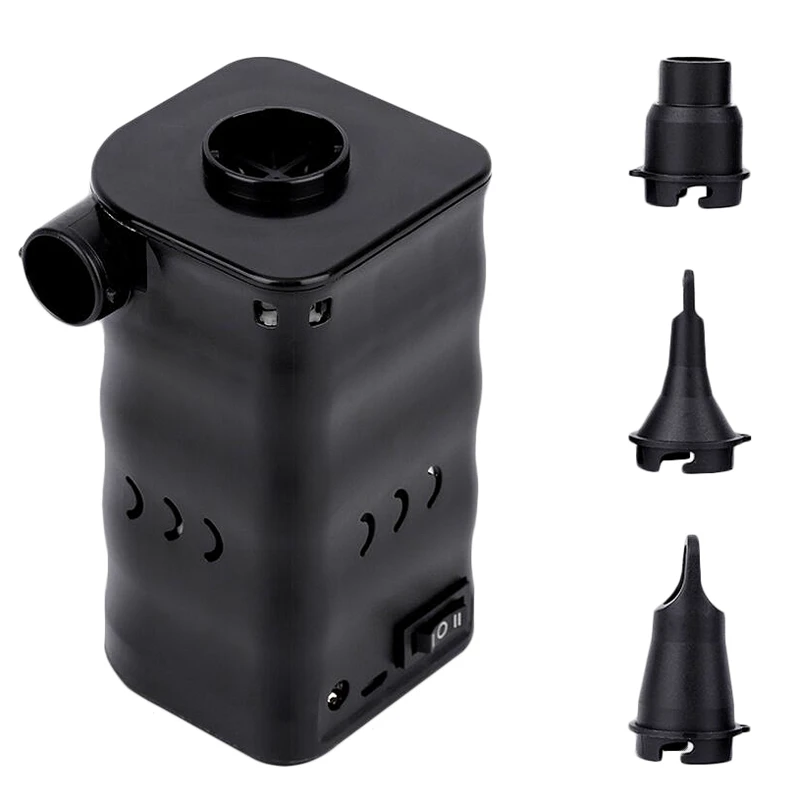 

New Electric Air Pump, Portable Quick-Fill Air Pump with Nozzles,Rechargeable Inflator/Deflator Pumps for Outdoor Camping Infl