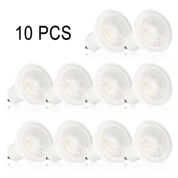 

10 Piece/Set LED Spot Light Super Bright Ceramic Spotlight Household GU10 85-265V LED Bulbs Durable Home Light
