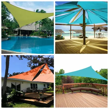 

Waterproof Sun Shelter Sunshade Protection Outdoor Canopy Garden Patio Pool Shade Sail Awning Camping Shade Cloth Large