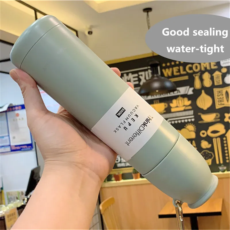 Bpa-free 500 мл классические 304 термосы из нержавеющей стали двухслойная Изолированная переносная крышка термос чашка термос бутылка для воды