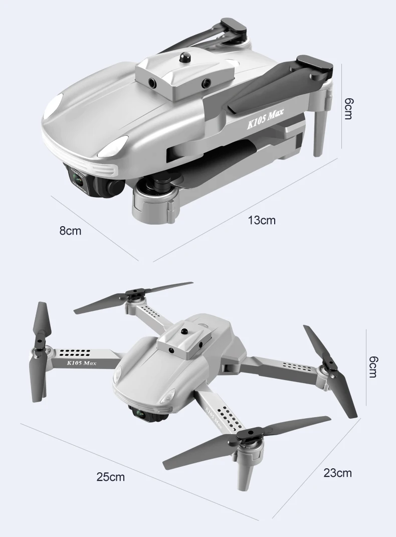 JINHENG 2022 New K105 Max Drone 4K HD Dual Camera With Obstacle Avoidance WiFi Fpv Foldable Quadcopter Toys For Children Hobbie quadcopter drone remote