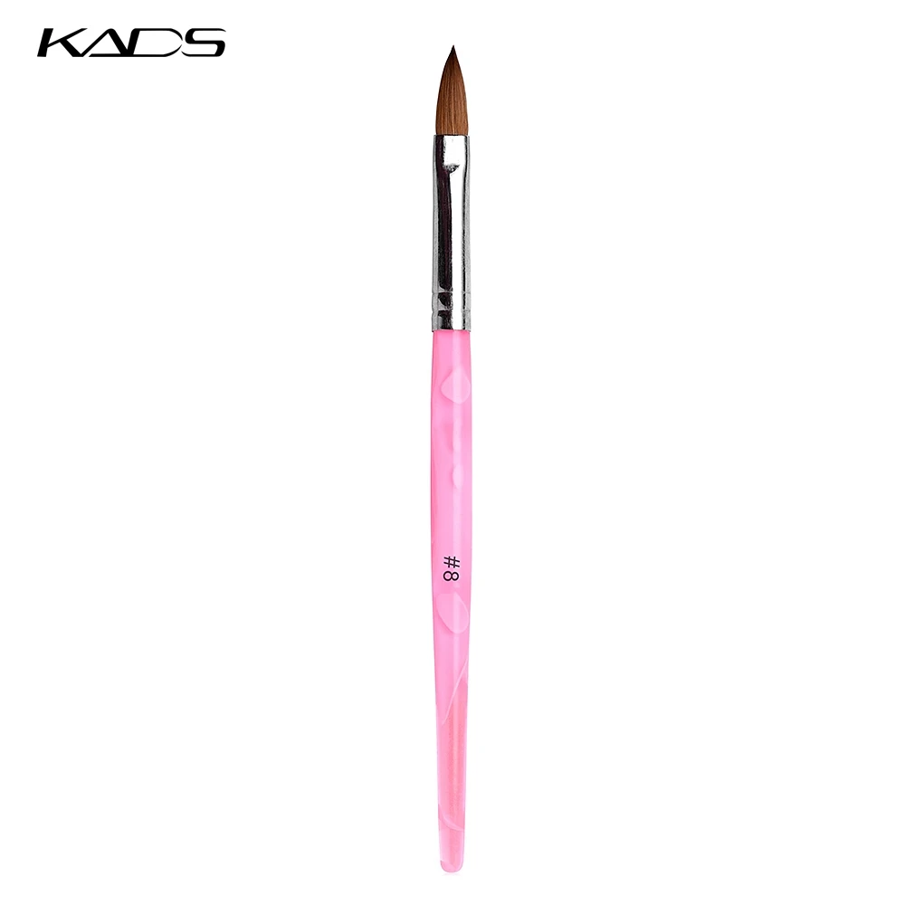 KADS 10pcs Size 8# Nail Brush Kolinsky Sable Acrylic Art Brushes Pen tool For kolinsky acrylic nail brush | Красота и здоровье